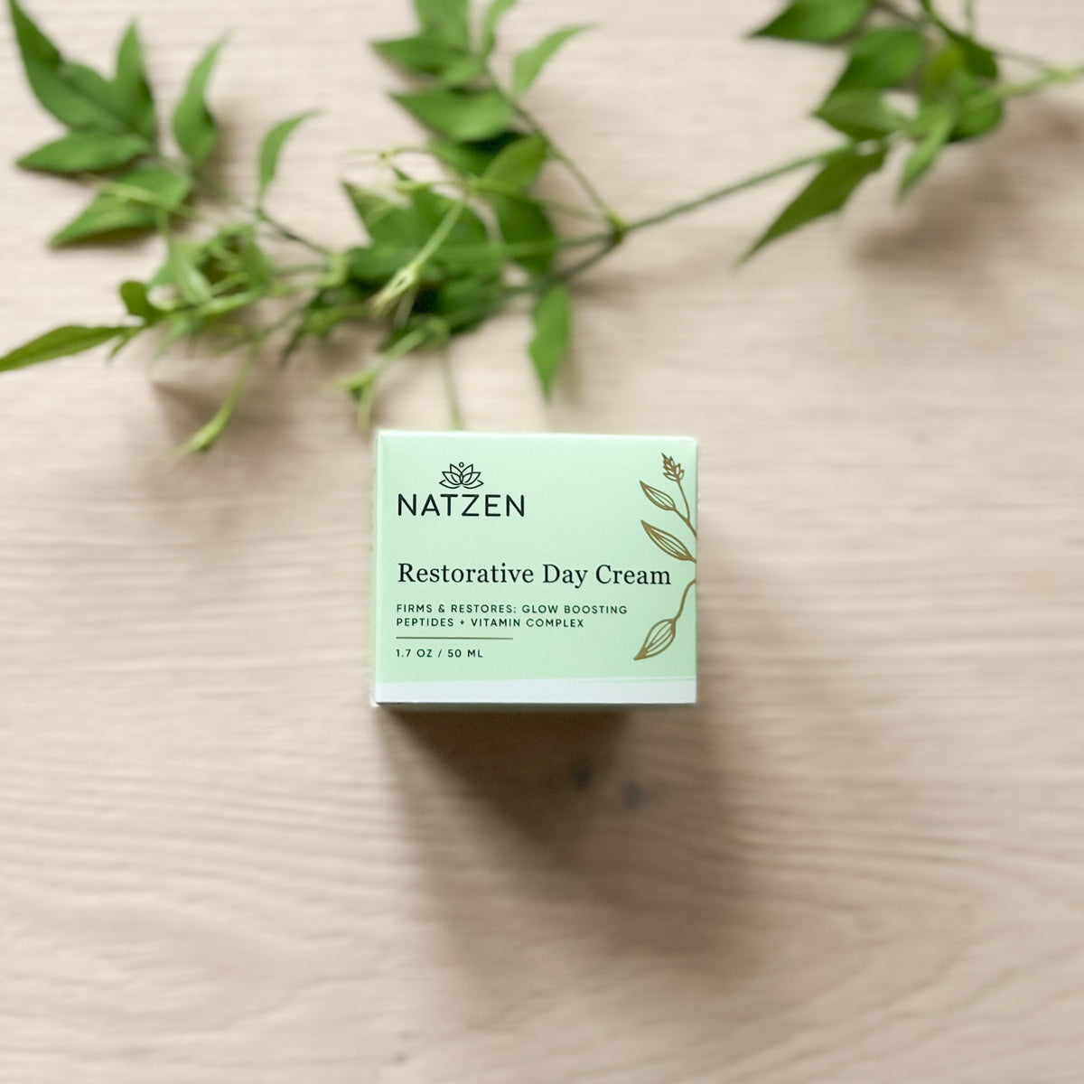 Natural cruelty-free peptide day cream texture